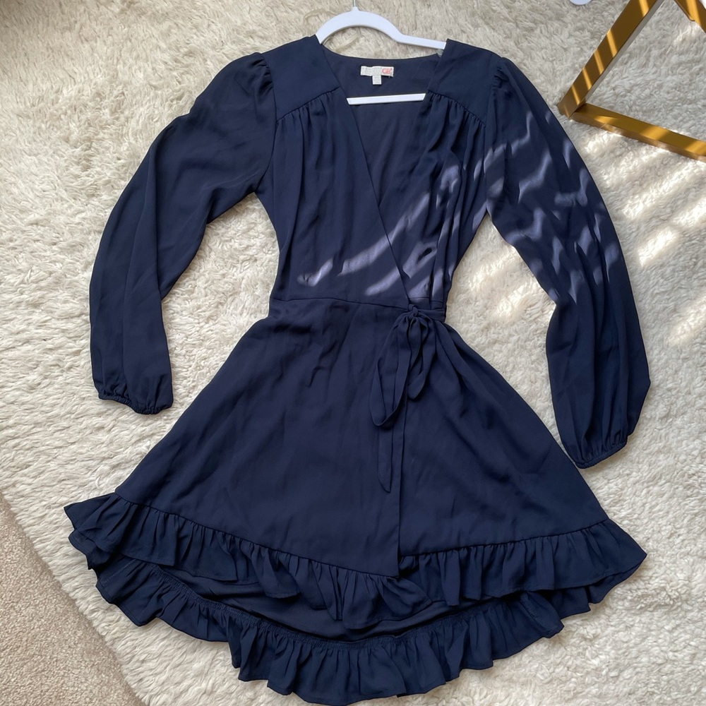 Gianni Bini Navy Tie Dress - XS